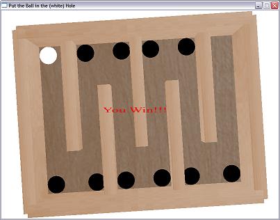 Ken's "Put the Ball in the (white) Hole"