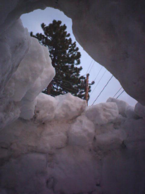 snow fort