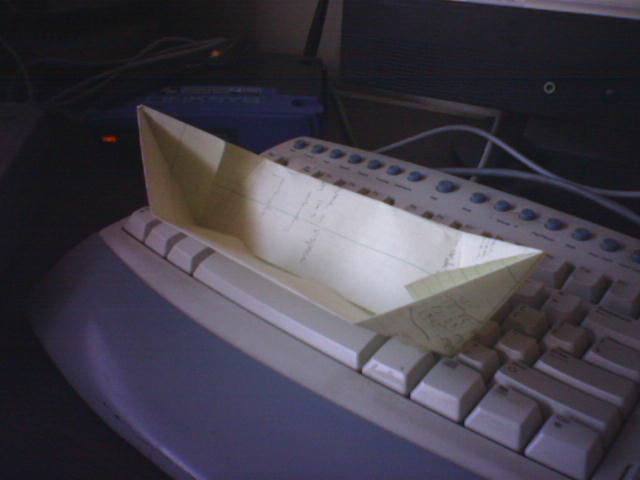 improved paper boat