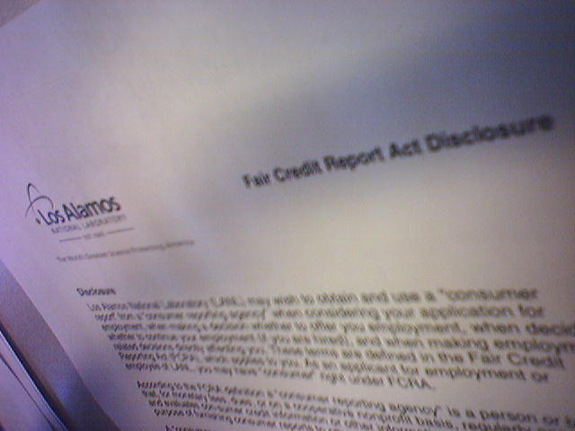 scientists must have good credit?