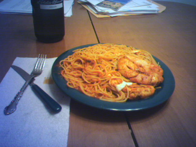 my first home cooked meal