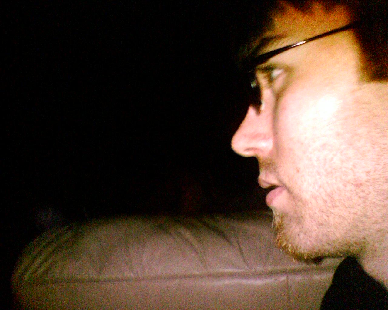 jeff stares down the darkness