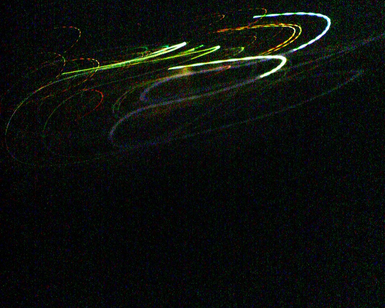 light trails