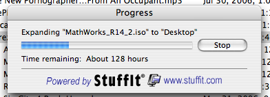 long decompress time...