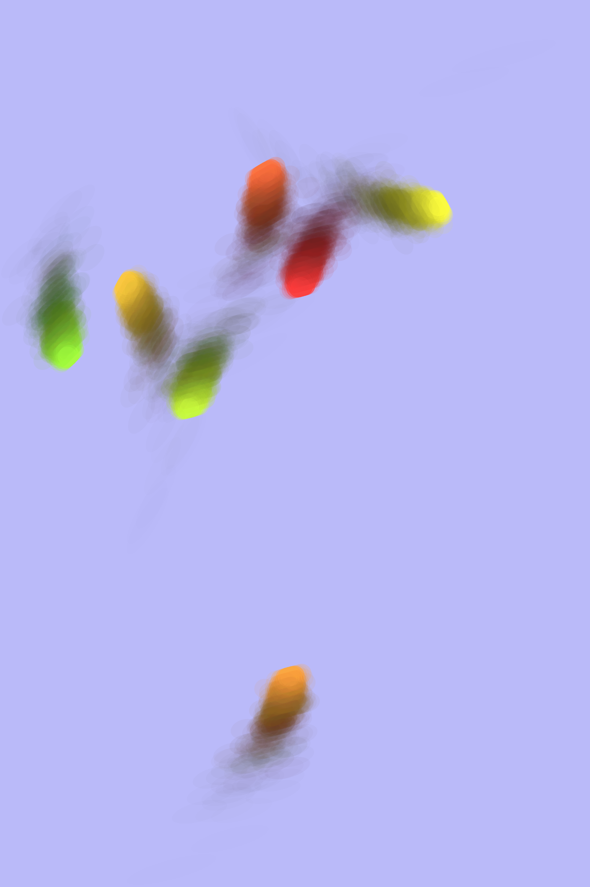 An experiment in convolving spatial distributions.