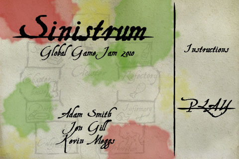 Sinistrum, main menu