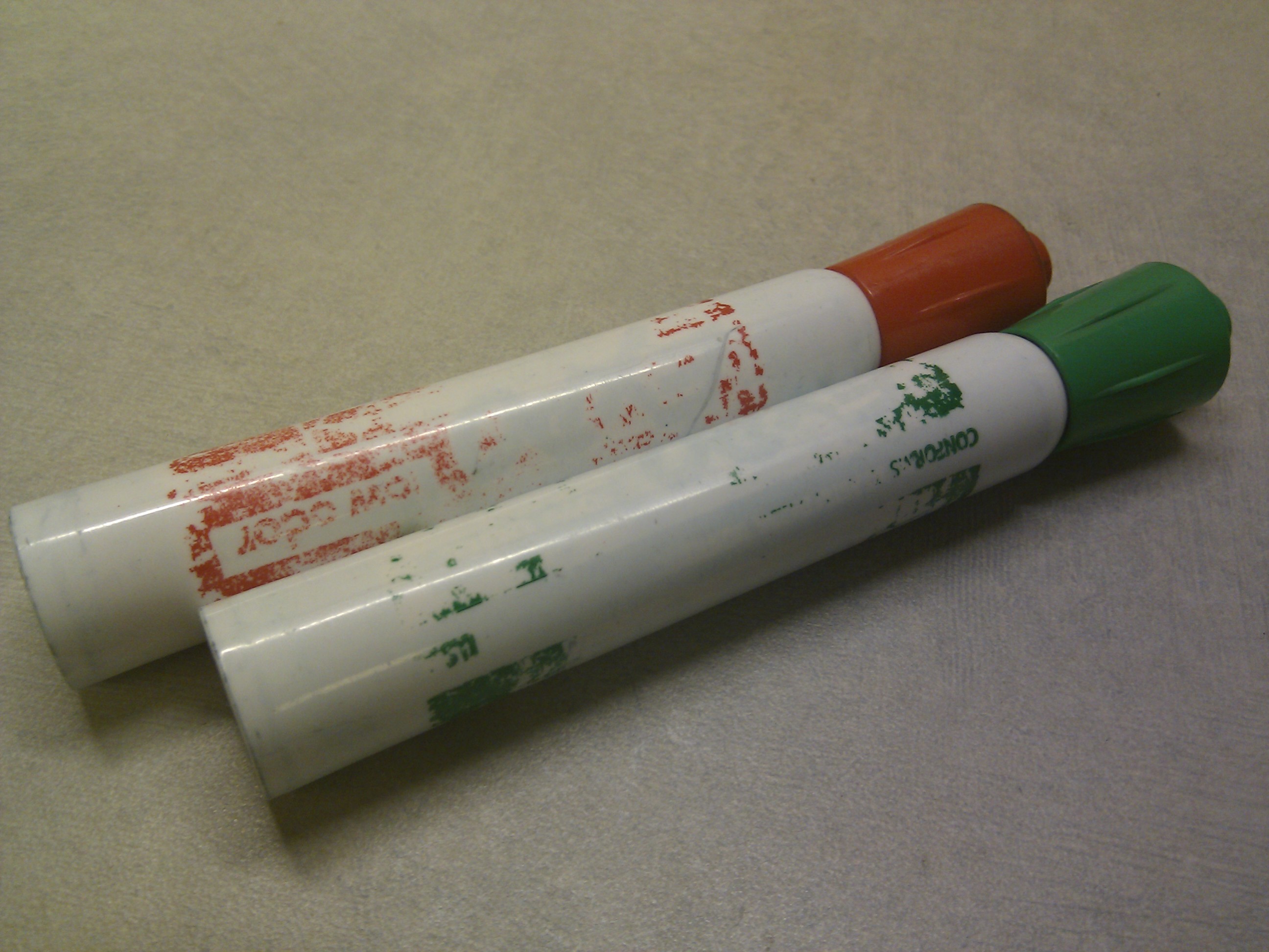 Sad, well-worked pens