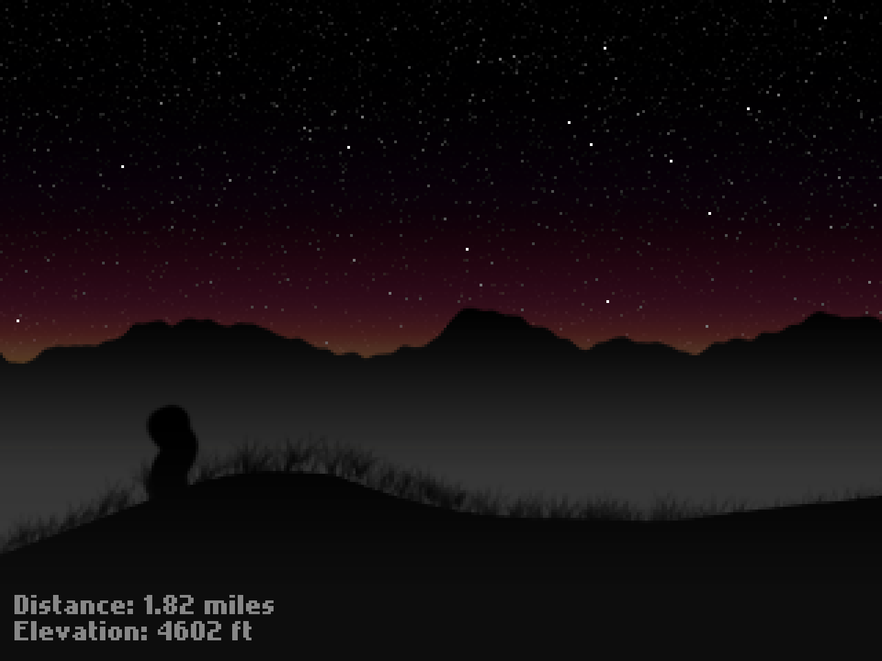 night hike (layer compositing mock-up)