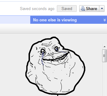 No one else is viewing