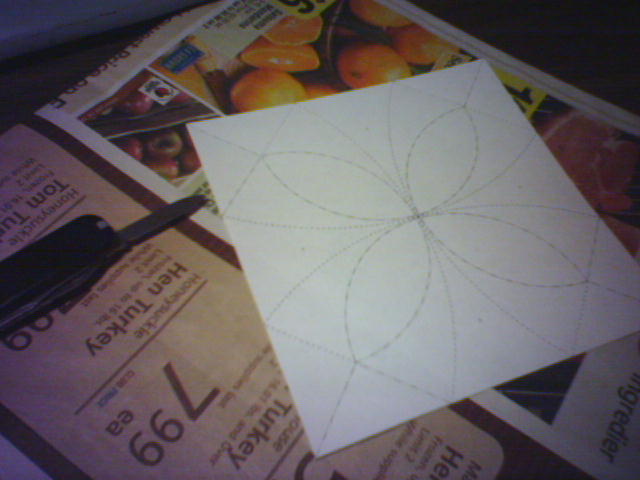 huffman paper folding? these lines aren't even straight... I don't believe it