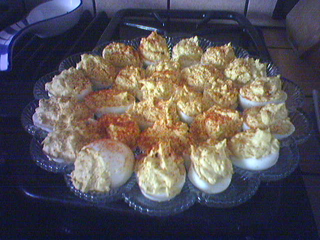 deviled eggs