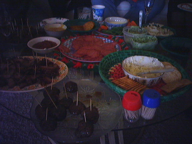 contraband meat at the vegetarist christmas