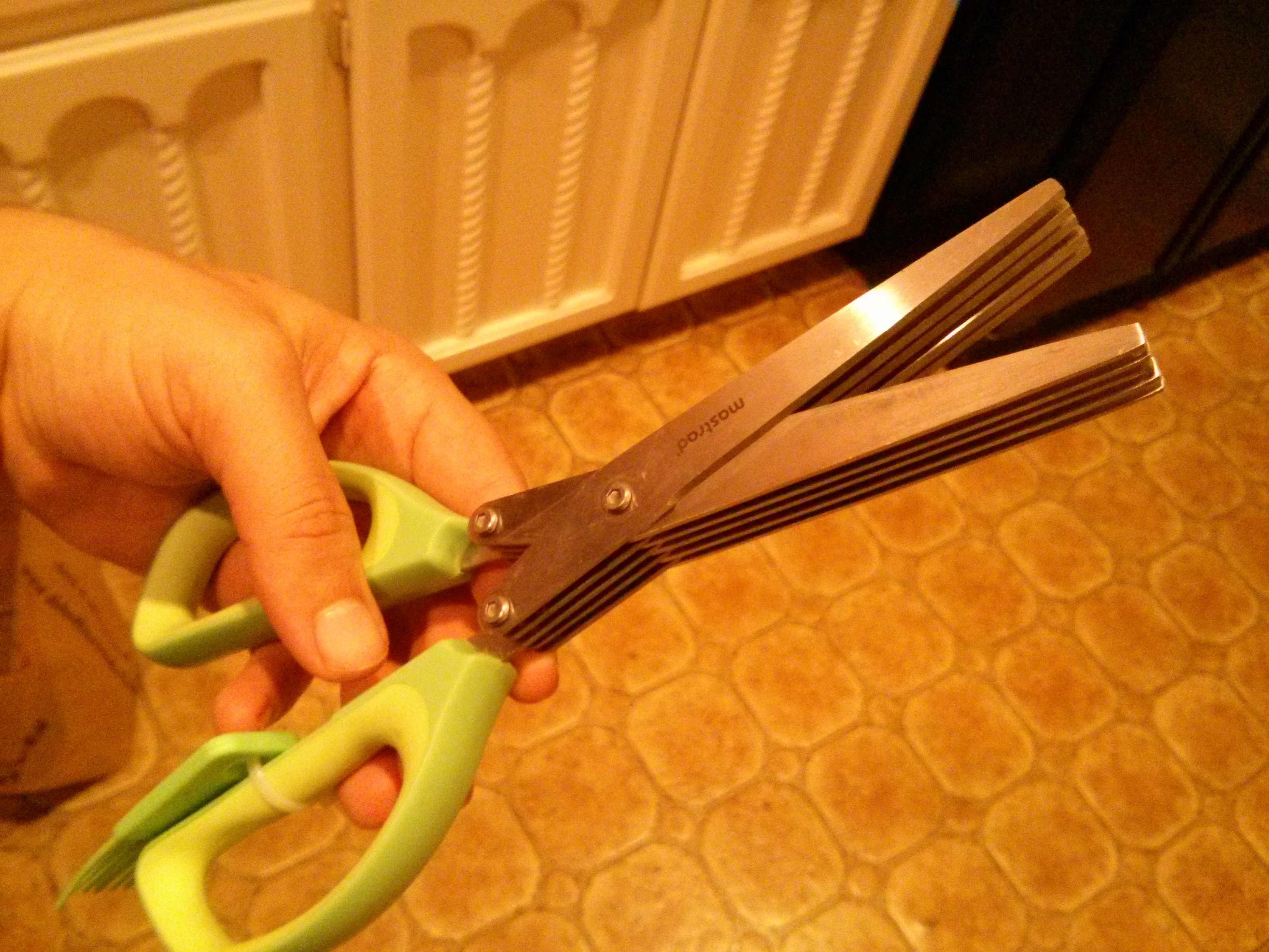 Even scissors have five blades now?